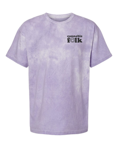 Cannabis Folk Color Blast Tees