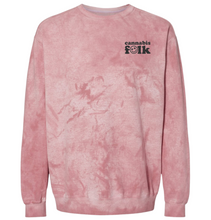 Load image into Gallery viewer, Cannabis Folk Color Blast Crewneck