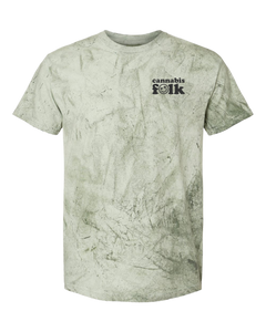 Cannabis Folk Color Blast Tees