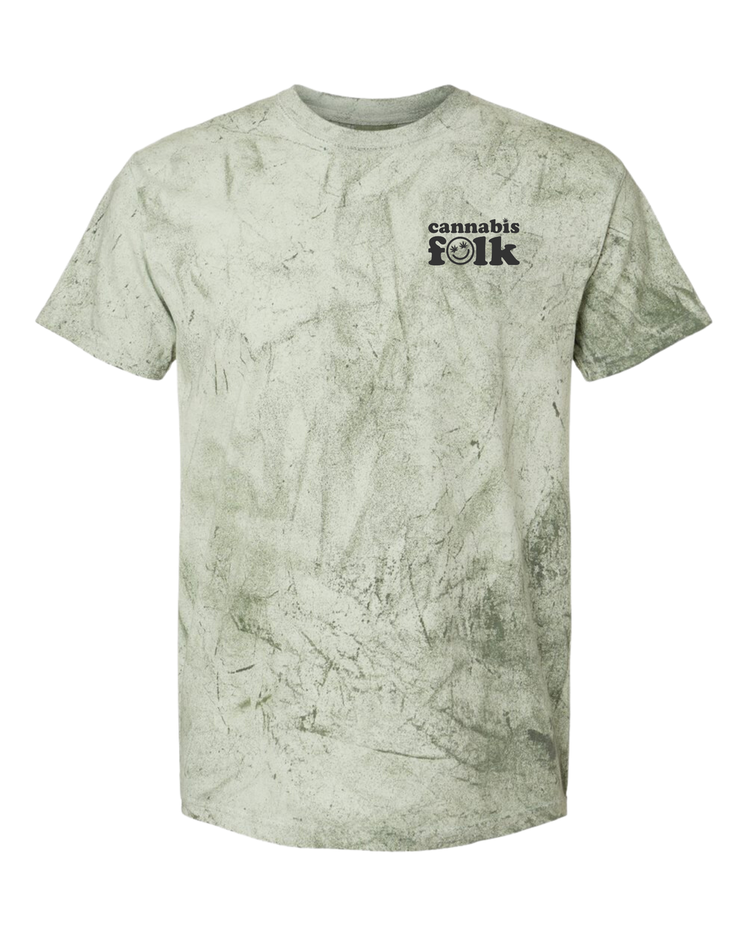 Cannabis Folk Color Blast Tees